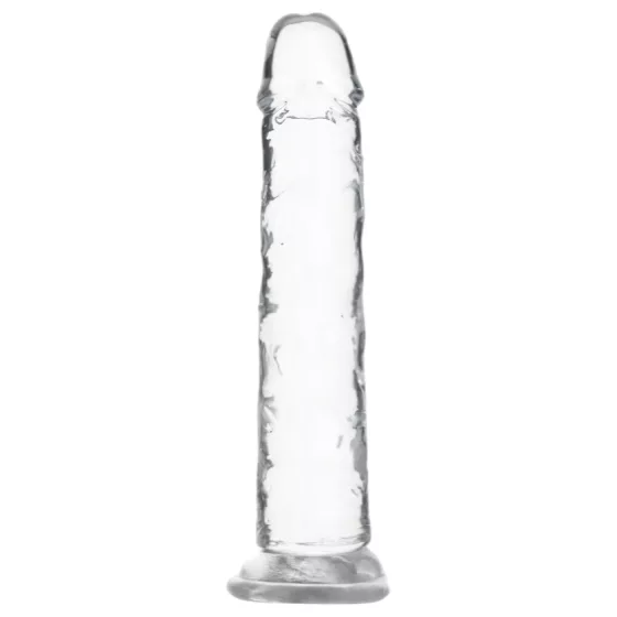 Addiction Crystal - realistický dildó s prísavkou - priehľadný - 18 cm