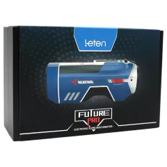   Leten SM Future Pro - sieťový vibračný, zvierací, ohrievací masturbátor (modrý)