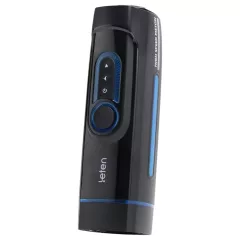   Leten SM320 - mužský masturbátor s vibráciami, pohybom a ohrevom - čierny