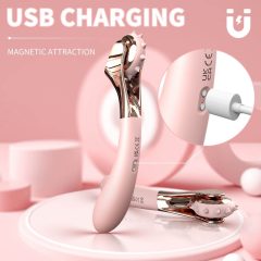   Sex HD - Nabíjací, vodotesný vibrátor a kyvadlo (ružový)