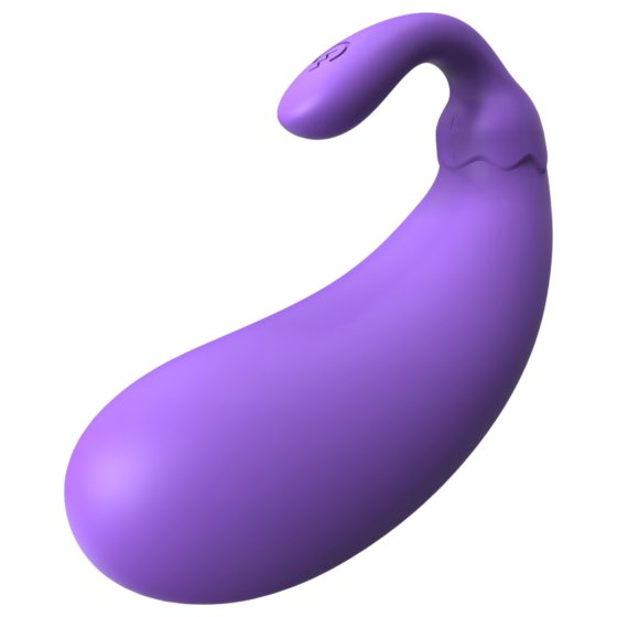 Sex HD - vibračné vajíčko v tvare baklažánu (fialové)