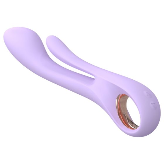 Sex HD Kaethe - fialový vibrátor s ramenom na klitoris