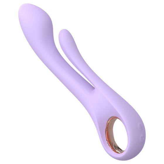 Sex HD Kaethe - fialový vibrátor s ramenom na klitoris