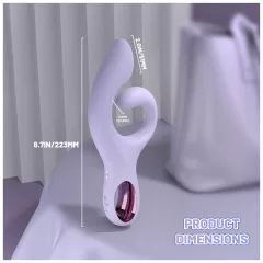   Sex HD - vibračný G‑bodový stimulátor s klitorálnym ramenom (fialový)