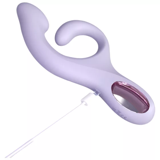 Sex HD - vibračný G‑bodový stimulátor s klitorálnym ramenom (fialový)