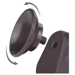   Lovetoy - realistický dvojvrstvový dildo s prísavkou - 20,8 cm - hnedý