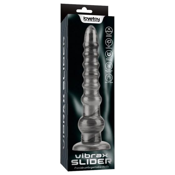 Lovetoy King Sized - extra veľký vibrátor - 32 cm (sivý)
