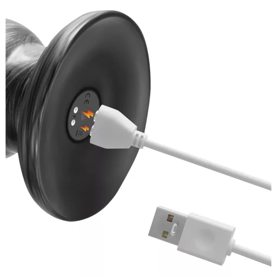 Lovetoy King Sized - extra veľký vibrátor - 32 cm - sivý