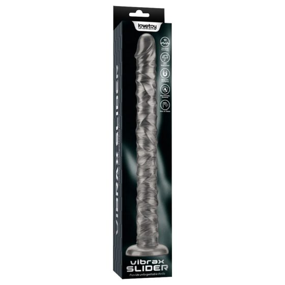 Lovetoy King Sized - extra veľký vibrátor - 40,5 cm (sivý)