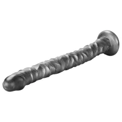 Lovetoy King Sized - veľký vibrátor - 40,5 cm - sivý
