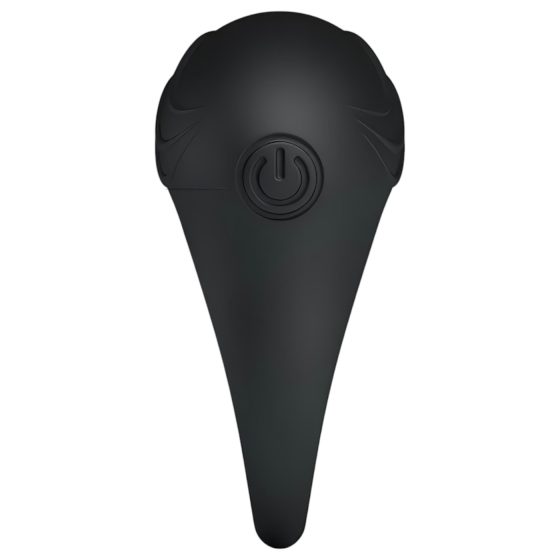 Pretty Love Bertram - vibračný erekčný krúžok - vodotesný silikón čierny