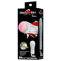   Crazy Bull - masturbátor s prísavkou - realistický - naturálny