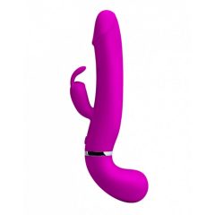   Pretty Love Henry - nabíjací, striekajúci vibrátor s ramenom na klitoris (ružový)
