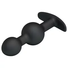 Pretty Love - análny dildo s vnútornou guličkou - čierne