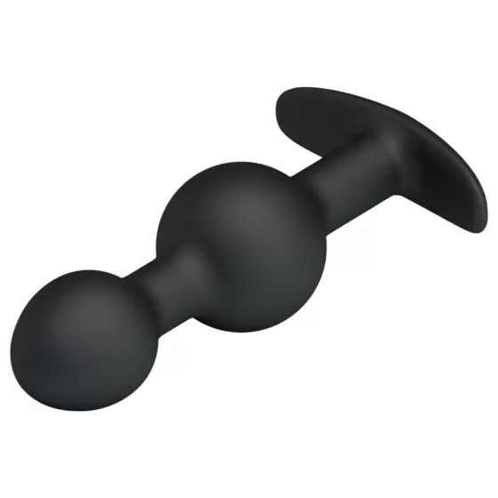 Pretty Love - análny dildo s vnútornou guličkou - čierne