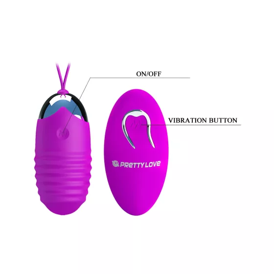 Pretty Love - vibračné vajíčko - fialové