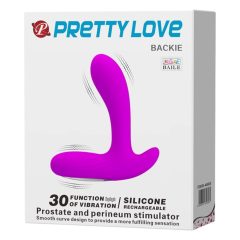 Pretty Love Backie - vibrátor na prostatu (ružový)