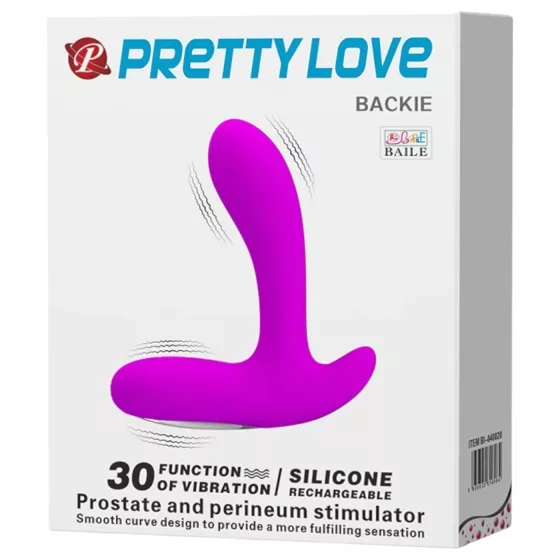 Pretty Love Backie - vibrátor na prostatu - ružový