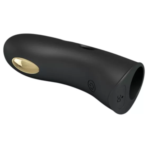 Pretty Love Marico - elektro stimulátor prsta - vibrátor - čierny