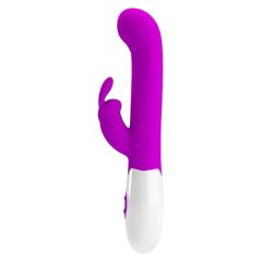   Pretty Love Centaur - vodotesný vibrátor na bod G s ramenom na klitoris (fialový)