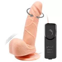   Baile Barbara Mark - realistický rotačný vibrátor - 15 cm - telová farba
