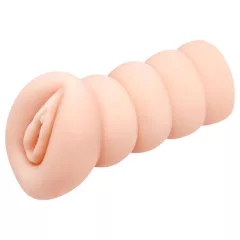   Crazy Bull - vagína masturbátor - realistická - naturálny odtieň
