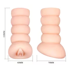   Crazy Bull - vagína masturbátor - realistická - naturálny odtieň