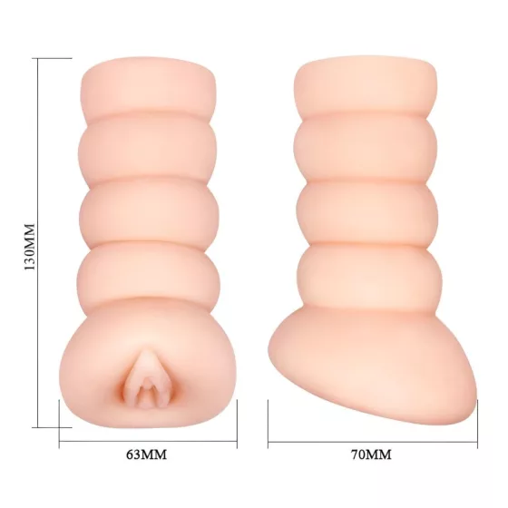 Crazy Bull - vagína masturbátor - realistická - naturálny odtieň
