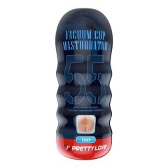   Pretty Love Vacuum Cup - realistický análny masturbátor (prírodní farba)