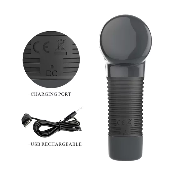 Pretty Love - masážna pištoľ - vibračná - čierna