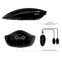   Crazy Bull - realistický vibračný masturbátor zadoček - telová farba