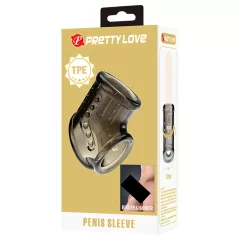   Pretty Love - erekčný krúžok na penis a semenníky (priehľadný)