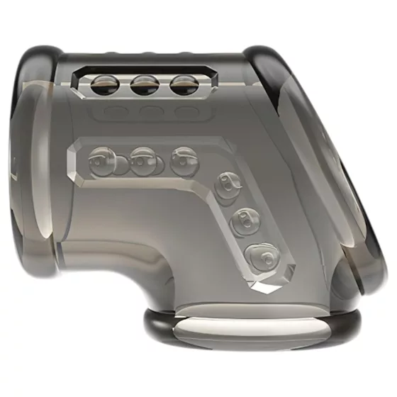 Pretty Love - erekčný krúžok na penis a semenníky (priehľadný)