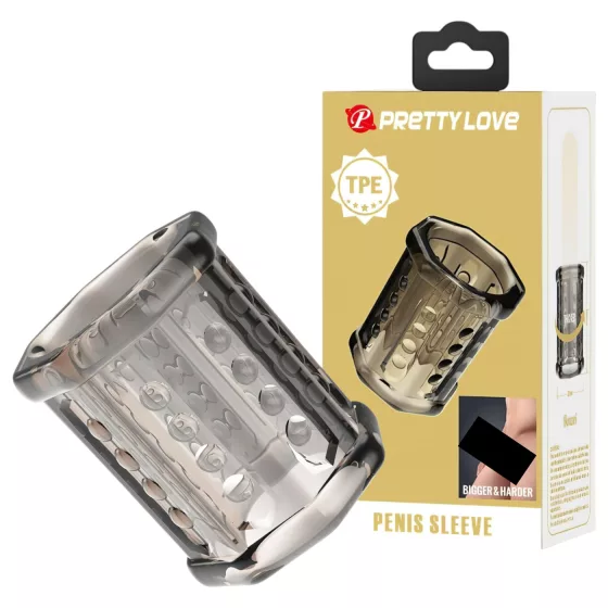 Pretty Love Ronael - penová manžeta na penis (priehľadná)