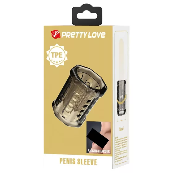 Pretty Love Ronael - penová manžeta na penis (priehľadná)