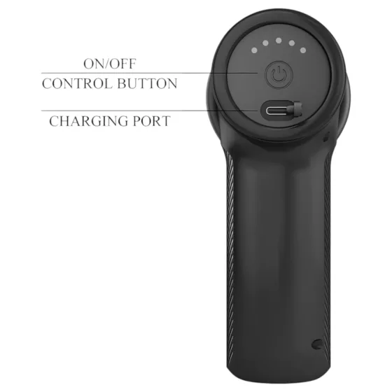 Pretty Love Dj Doctor - pulzujúci vibrátor pištoľ na vagínu - čierny