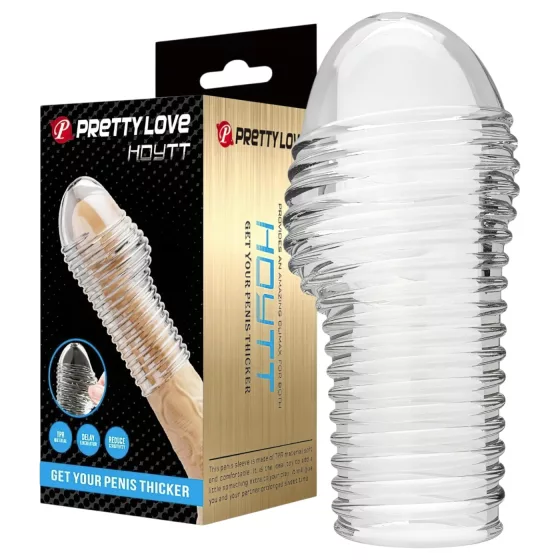 Pretty Love Hoytt - návlek na penis - priehľadný