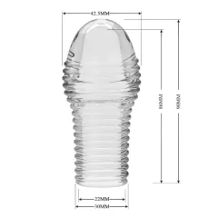 Pretty Love Hoytt - návlek na penis - priehľadný