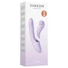   Svakom DuoGlow - vibrátor na G-bod a klitoris - smart funkcia - fialový