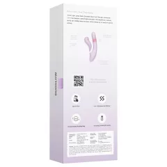   Svakom DuoGlow - vibrátor na G-bod a klitoris - smart funkcia - fialový