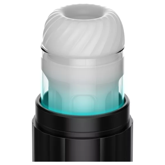 Kaotik Labs Shockwave - tlačiaci interaktívny masturbátor (priehľadný)