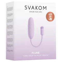 Svakom Plume - 2v1 vibračné vajíčko (fialové)