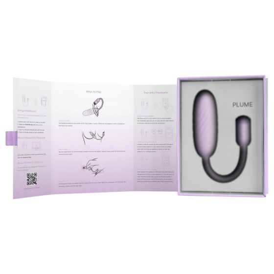 Svakom Plume - 2v1 vibračné vajíčko (fialové)