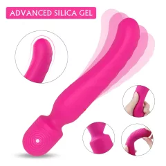   Sex HD Iris - masážny vibrátor s ohrevom a 2 motormi - ružový