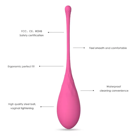Sex HD Eggs - kegel guličky sada 6 ks - ružové