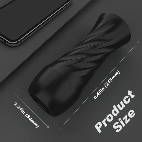 Sex HD Marcus - realistická umelá vagína v puzdre (čierno-prírodná)