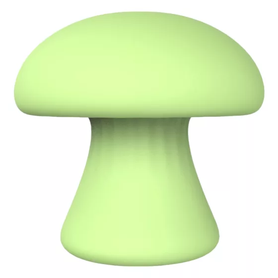 / Magic Mushroom - akumulátorový vibračný prístroj na tvár (zelený)