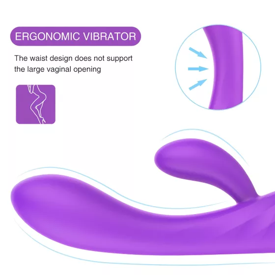 Sex HD Muses - vibrátor na batérie - vodotesný - fialový