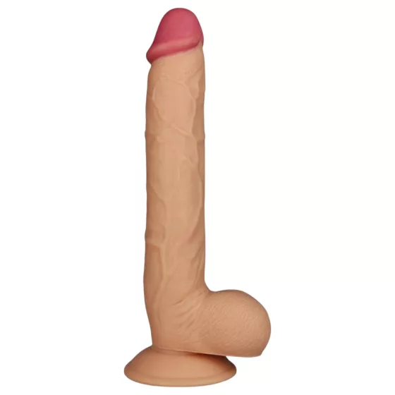 Lovetoy King-Sized - realistický dildo s prísavkou - 25 cm - naturálny
