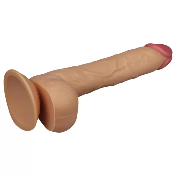 Lovetoy King-Sized - realistický dildo s prísavkou - 25 cm - naturálny